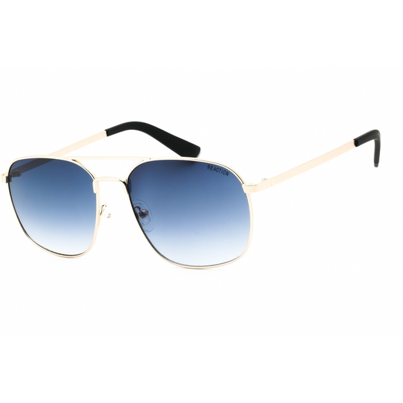 NWT Kenneth Cole Reaction KC2970-31W Deep Gold Aviator 56mm Sunglasses